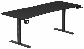 Кресло AndaSeat Kaiser 3E, льняная ткань, 4D-Armrests, чёрный