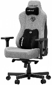 Кресло AndaSeat Kaiser 3Е XL, льняная ткань, 4D-Armrests, серый