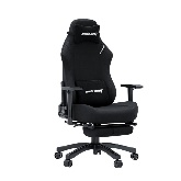 Кресло AndaSeat Luna Pro, льняная ткань, 1D-Armrests, чёрный