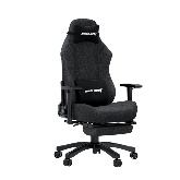 Кресло AndaSeat Luna Pro, льняная ткань, 1D-Armrests, серый темный