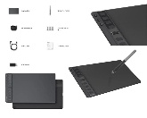 Графический планшет Huion 8.7"x5.4" H951P черный H951P
