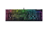 Клавиатура проводная Razer Keyboard mechanical BlackWidow V4 X 110key, Green Switch, USB-A, EN/RU, RGB, black