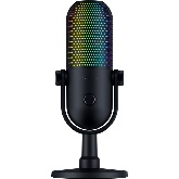 Микрофон геймерский Razer Seiren V3 Chroma, Uni, RGB, USB-A, 2м, чёрный